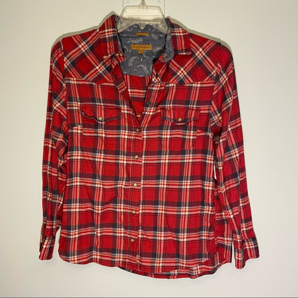 Jacks Girlfriend plaid shirt